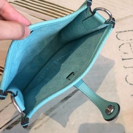 Replica Hermes Teal Evelyn 18 Bag