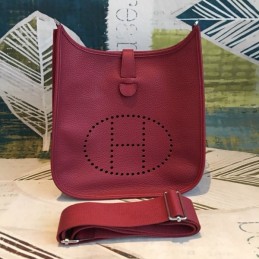 Replica Hermes Red Evelyn 29 Bag
