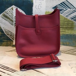 Replica Hermes Red Evelyn 29 Bag