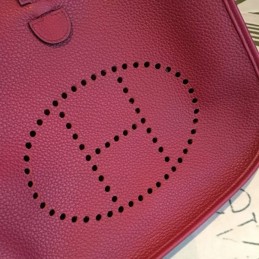Replica Hermes Red Evelyn 29 Bag