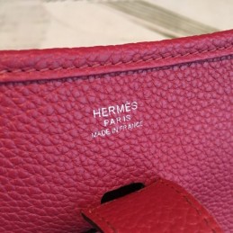 Replica Hermes Red Evelyn 29 Bag