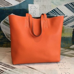 Replica Hermes Tan Double Sens 45 Tote Bag