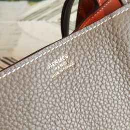 Replica Hermes Tan Double Sens 45 Tote Bag