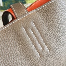 Replica Hermes Tan Double Sens 45 Tote Bag