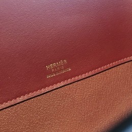 Replica Hermes Burgundy Kelly Cut Clutch