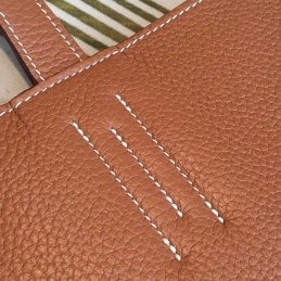 Replica Hermes Brown Double Sens 45 Tote Bag