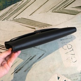 Replica Hermes Black Kelly Cut Clutch Smooth Leather