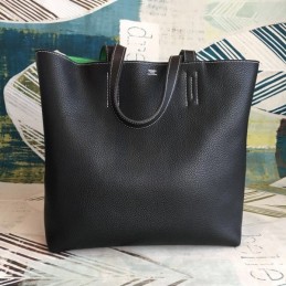 Replica Hermes Black Double Sens 45 Tote Bag