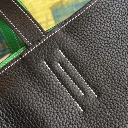 Replica Hermes Black Double Sens 45 Tote Bag