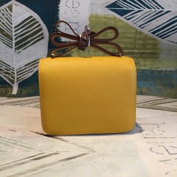 Replica Hermes Pistachio Constance Mini 18 Palladium Hardware Bag