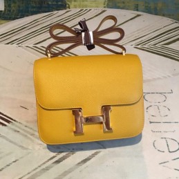 Replica Hermes Pistachio Constance Mini 18 Palladium Hardware Bag