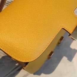 Replica Hermes Pistachio Constance Mini 18 Palladium Hardware Bag