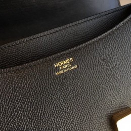Replica Hermes Black Constance Mini 18 Bag