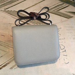 Replica Hermes Tan Constance Mini 18 Textured Leather Bag