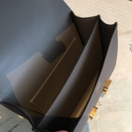 Replica Hermes Black Constance Mini 18 Smooth Leather Bag
