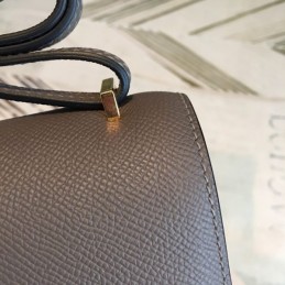 Replica Hermes Black Constance Mini 18 Smooth Leather Bag