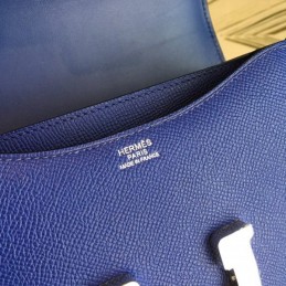 Replica Hermes Blue Constance Mini 18 Bag