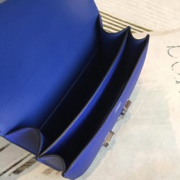 Replica Hermes Blue Constance Mini 18 Bag