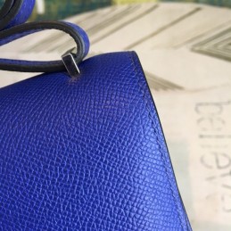 Replica Hermes Blue Constance Mini 18 Bag