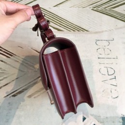 Replica Hermes Burgundy Constance Mini 18 Bag