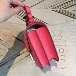 Replica Hermes Pink Constance Mini 18 Palladium Hardware Bag