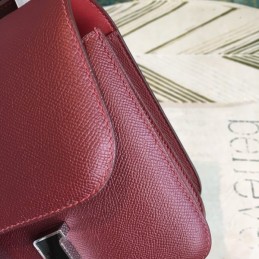 Replica Hermes Burgundy Constance 24 Bag