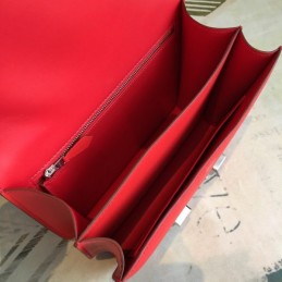 Replica Hermes Red Constance 24 Smooth Leather Bag