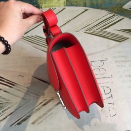 Replica Hermes Red Constance 24 Smooth Leather Bag