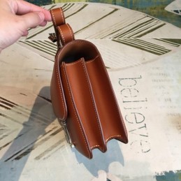 Replica Hermes Brown Constance 24 Palladium Hardware Bag
