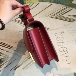 Replica Hermes Red Constance 24 Textured Leather Bag