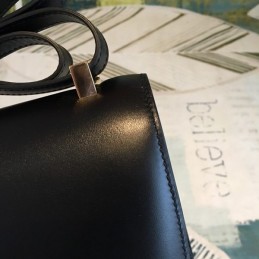 Replica Hermes Black Tan Constance 24 Bag