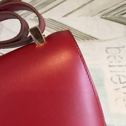 Replica Hermes Red Constance 24 Gold Hardware Bag