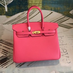 Replica Hermes Red Tan Birkin 25 Bag