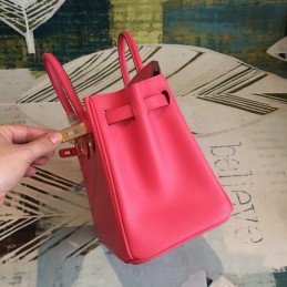 Replica Hermes Red Tan Birkin 25 Bag