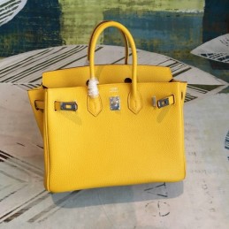 Replica Hermes Yellow Birkin 25 Bag