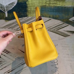 Replica Hermes Yellow Birkin 25 Bag