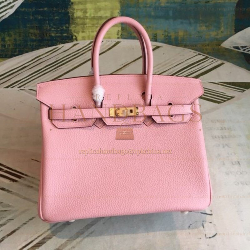 Replica Hermes Pink Birkin 25 Bag