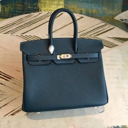 Replica Hermes Black Birkin 25 Bag