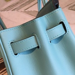 Replica Hermes Teal Tan Birkin 25 Bag