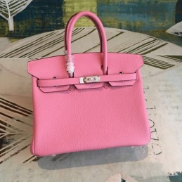 Replica Hermes Red Birkin 30 Textured Leather Bag