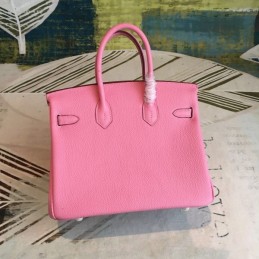 Replica Hermes Red Birkin 30 Textured Leather Bag