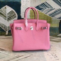 Replica Hermes Red Birkin 30 Textured Leather Bag