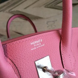 Replica Hermes Red Birkin 30 Textured Leather Bag