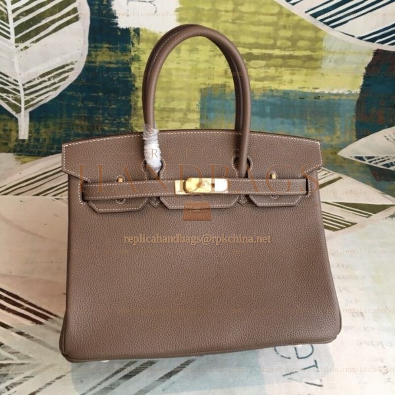 Replica Hermes Tan Birkin 30 Bag