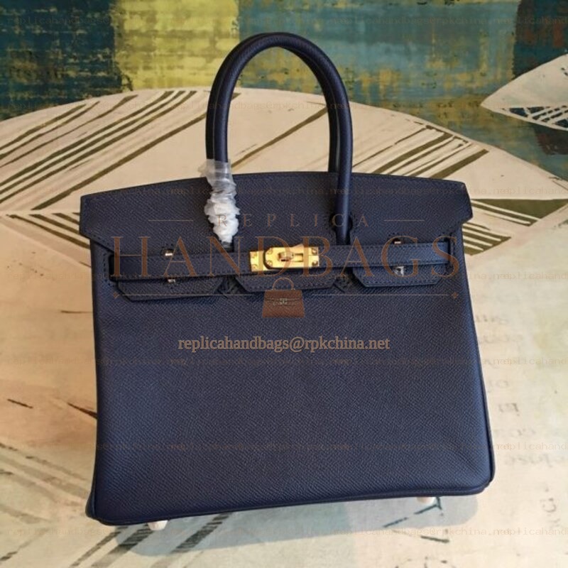 Replica Hermes Navy Birkin 30 Bag