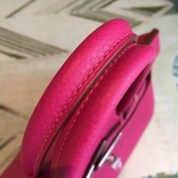 Replica Hermes Fuchsia Birkin 30 Palladium Hardware Bag