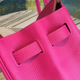 Replica Hermes Fuchsia Birkin 30 Palladium Hardware Bag