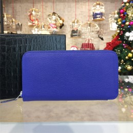 Replica Hermes Blue Azap Classic Wallet