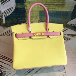 Replica Hermes Yellow Birkin 30 Bag