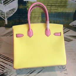 Replica Hermes Yellow Birkin 30 Bag